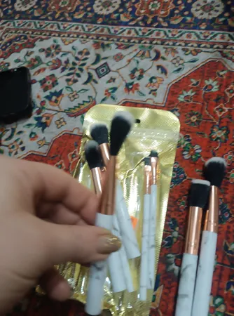 ست برس آرایشی کد 08 بسته 10 عددی