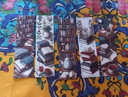 نشانگر کتاب طرح book بسته 5 عددی