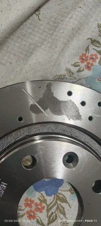 دیسک ترمز چرخ جلو کاردینال مدل سوراخ دار مناسب برای پژو 405 بسته 2 عددی