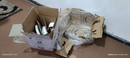 سرویس غذاخوری 25 پارچه دینو مدل چهار گوش کلاسیک ورژن 1