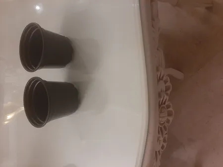 مجموعه 10عددی گلدان ژله ای سایز 10 ارتفاع 9 سانتی متر