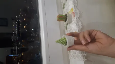 شمع طرح کاکتوس مجموعه 6 عددی