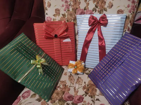 کاغذ کادو تیما مدل ROJAN بسته 6 عددی