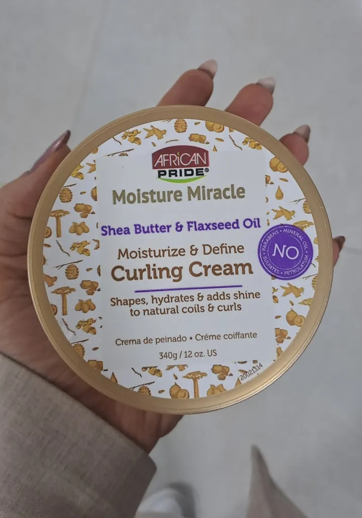 ماسک مو آفریکن پراید مدل Flaxseed Oil & Shea Butter حجم 340 میلی لیتر