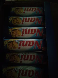 تجریه خرید شکلات مغزدار نانی سریال بار شیرین عسل بسته 24 عددی