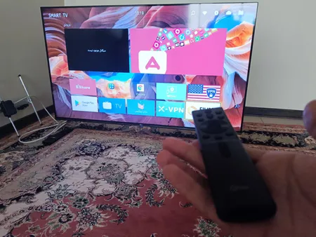 تلویزیون ال ای دی هوشمند جی پلاس مدل GTV-50MU722S سایز 50 اینچ