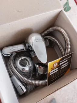 شیر سرویس بهداشتی های پلاس مدل الماس به همراه  شلنگ توالت