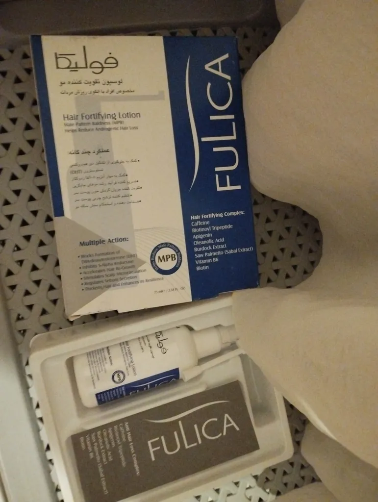 لوسیون تقویت کننده و ضد ریزش مو آقایان فولیکا مدل Multiple Action مناسب انواع مو حجم 75 میلی لیتر