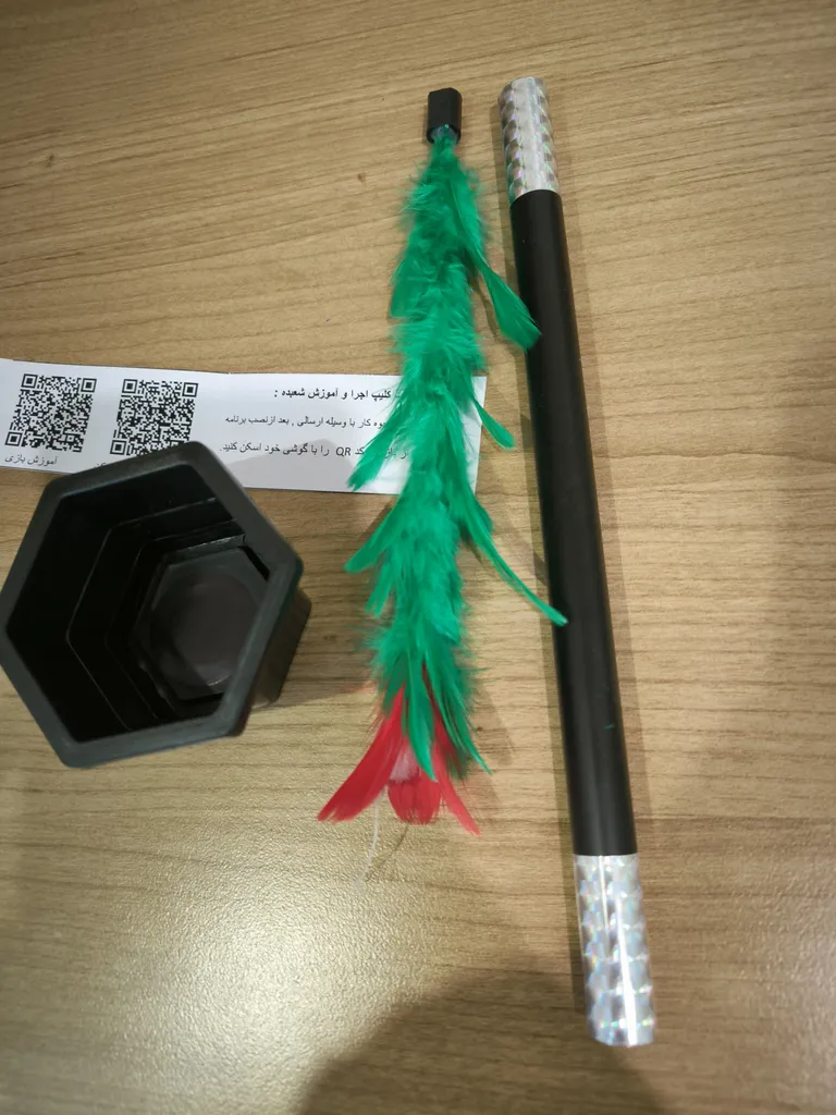 ابزار شعبده بازی دنیای سرگرمی های کمیاب طرح عصای گل ظاهرکن مدل DSK1940