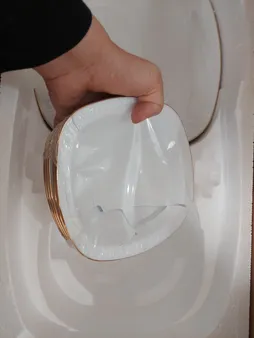 سرویس 27 پارچه چینی زرین ایران سری کواترو مدل Zarin درجه عالی