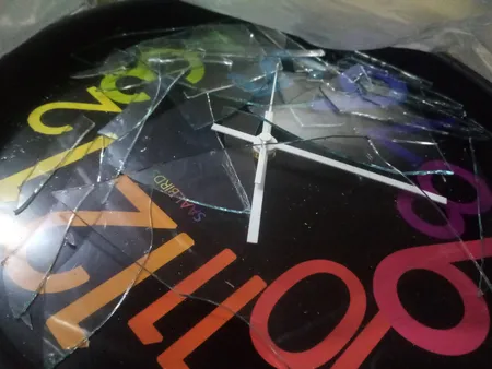 ساعت دیواری سال بردز طرح عدد رنگی