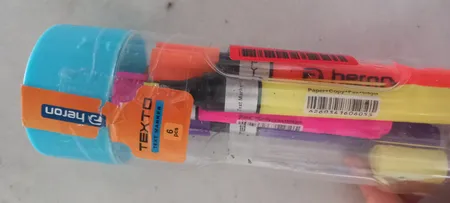 ماژیک علامت گذار پلیکان مدل هرون TEXTO بسته 5 عددی