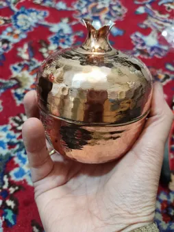 قندان مسی طرح انار کد ZH05-1