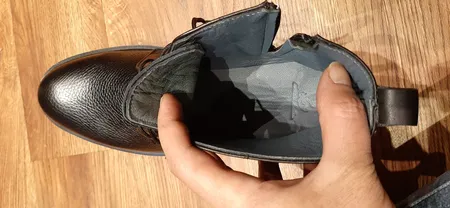 نیم بوت مردانه چرم عطارد مدل چرم طبیعی کد SH25