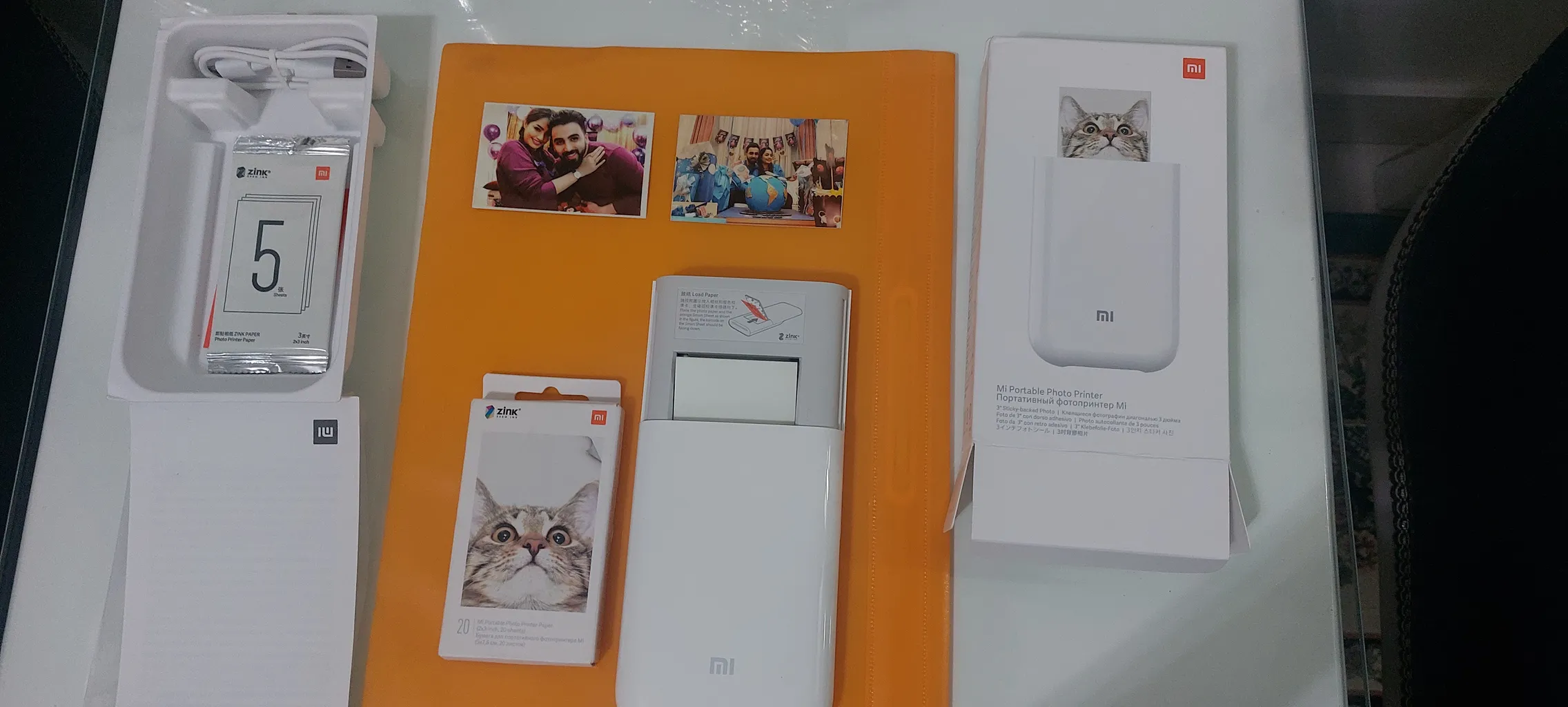 پرینتر شیائومی مدل XMKDDYJ01HT به همراه کاغذ چاپ عکس 20 عددی