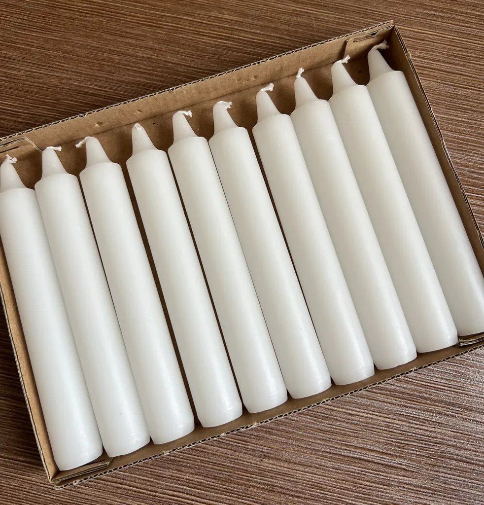 شمع رویا کندل مدل RC کد TL47 بسته 10 عددی