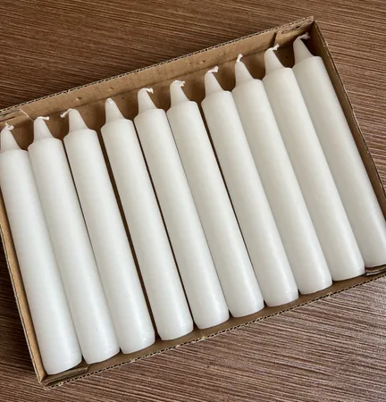 شمع رویا کندل مدل RC کد TL47 بسته 10 عددی