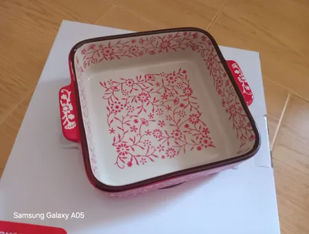 ظرف پخت دنی هوم مدل فلورال مربع