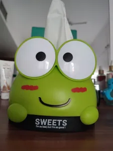 تجریه خرید جای دستمال کاغذی مدل قورباغه