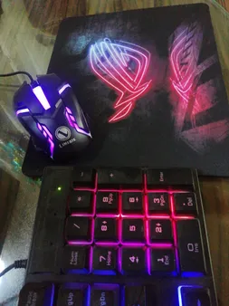 کیبورد و ماوس گیمینگ لایماید مدل NEW GAMING-GTX300، سوییچ ممبران، Full-Size، نورپردازی LED RGB