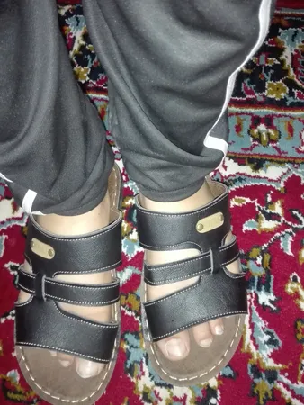 صندل مردانه مدل آرش کد Si-8009-Bk