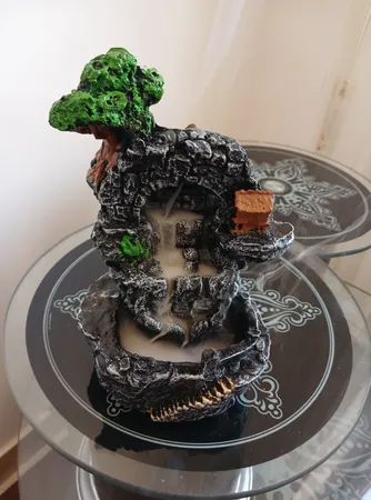 عود وجاعودی مدل آبشاری طرح صخره کد 08