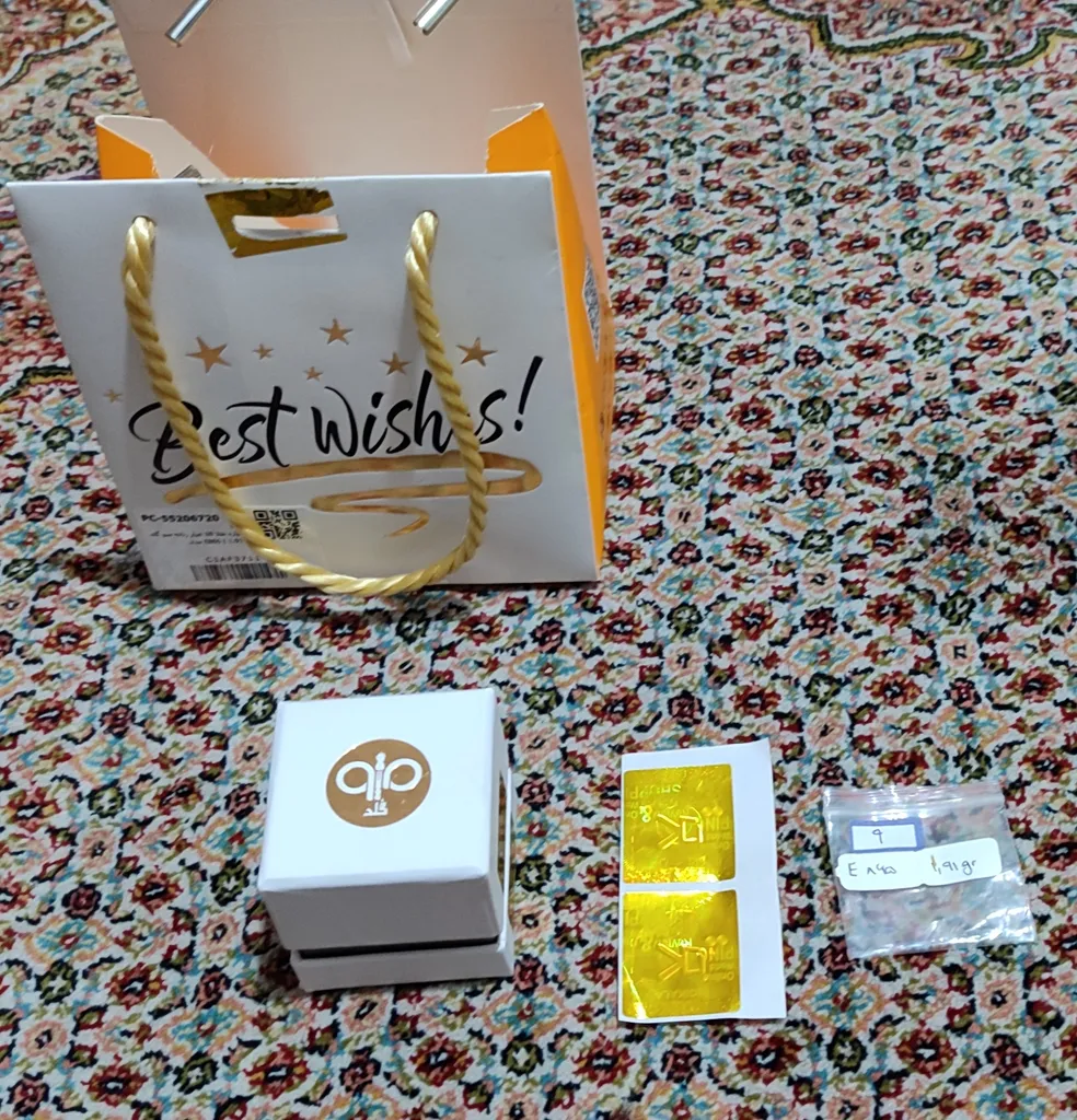 گوشواره طلا 18 عیار زنانه میو گلد مدل E865