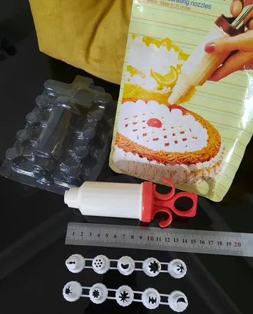 قیف خامه زن مدل موشکی مجموعه 11 عددی