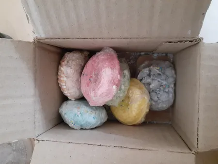 کوکتل پدیکور اور مدل دونات وزن 130 گرم بسته 6 عددی