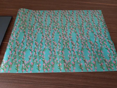 کاغذ کادو طرح شکوفه بهاری بسته 5 عددی