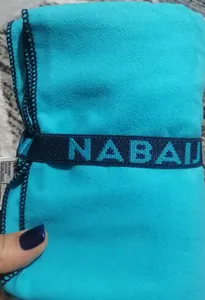 تجریه خرید حوله استخری نابایجی مدل مایکروفایبر سایز 130x80 سانتی متر