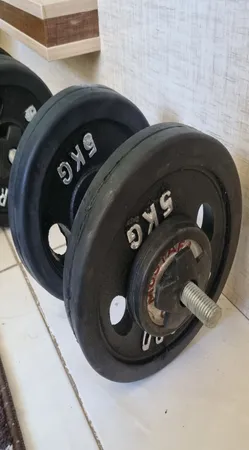 دمبل مدل A2 وزن 20 کیلوگرمی بسته 2 عددی