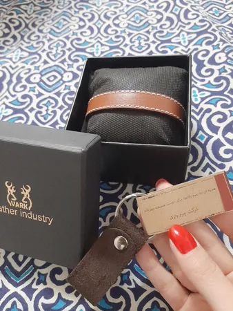 دستبند چرم وارک مدل پرهام کد rb202