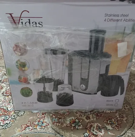 آبمیوه گیری 4 کاره استیل ویداس مدل VIR-3613