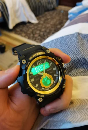 ساعت مچی عقربه ای زنانه و مردانه اسکمی مدل 1725BKGD