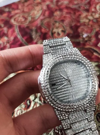 ساعت مچی عقربه ای مدل فول نگین 4566