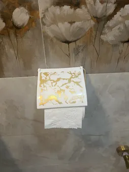 پایه رول دستمال کاغذی مدل ماربل