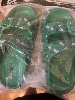 دمپایی پاپا مدل دوبنده سگک دار نارسیس کد 1405-DGN