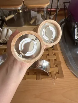 فلفل ساب و نمک ساب مدل چوبی مجموعه 2 عددی