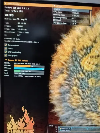 کارت گرافیک مدل RX 580 8GB GDDR5