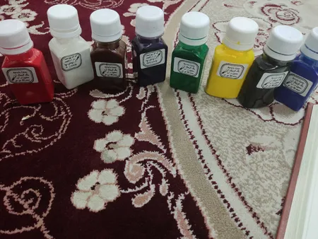 رنگ اکریلیک کد 4 حجم ۶۰ میلی لیتر بسته 8 عددی