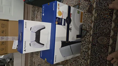 کنسول بازی سونی مدل PlayStation 5 Slim ظرفیت یک ترابایت ریجن 2016A اروپا به همراه دسته اضافی