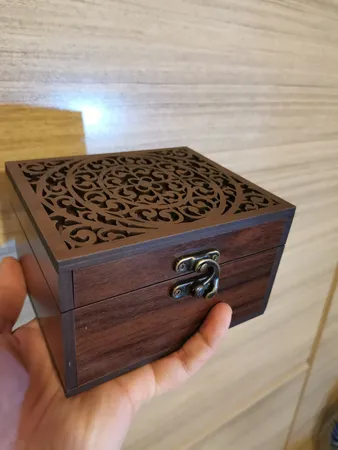 جعبه هدیه چوبی مدل fj8