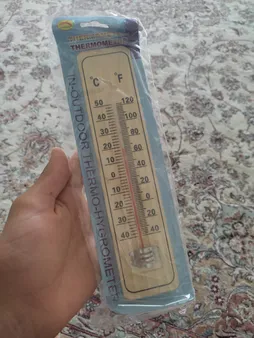 دماسنج محیط مدل چوبی