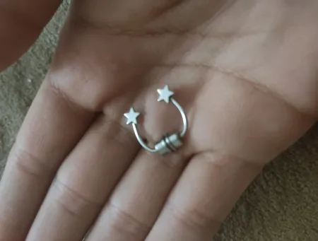 پیرسینگ مدل فیک بینی آهنربایی