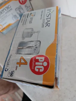 سوزن قلم انسولین پیک سلوشن 4 میلی متر 100 عددی