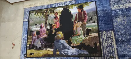 پازل 1000 تکه فاکس پازل طرح مدرسه آفتاب کد 62242