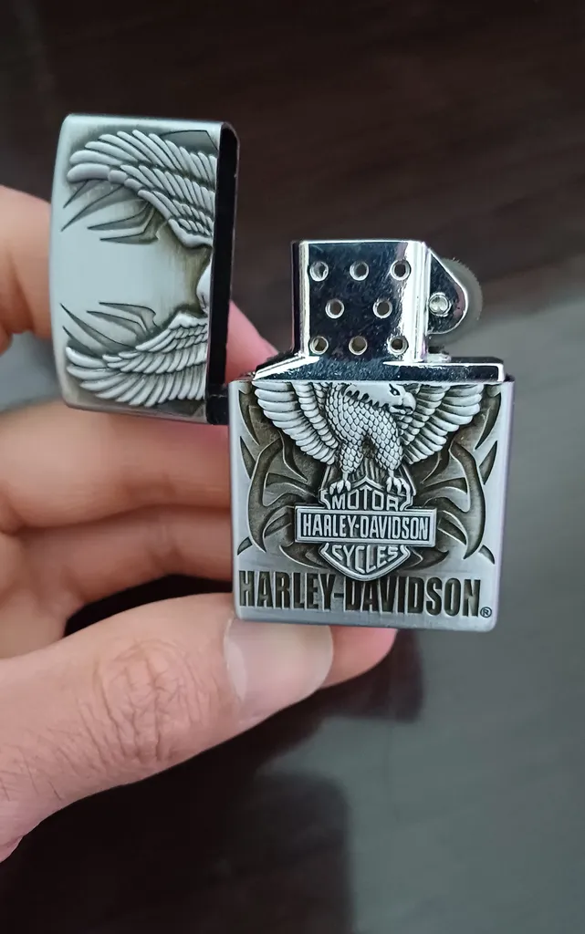 فندک مدل هارلی دیویدسون طرح عقاب کد DKD-653