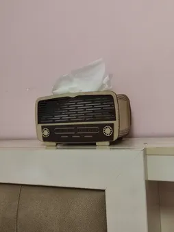 جعبه دستمال کاغذی طرح رادیو