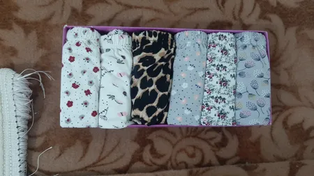 شورت زنانه آداک مدل نخی جعبه ای مجموعه 6 عددی